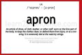 How to pronounce apron