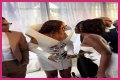 Nigerian singer, Tems spotted at the star-studded Roc Nation pre-grammy brunch with Jay-Z and Beyonce (video)